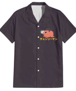 Chemise hawaïenne Pochita Chainsaw Man Anime