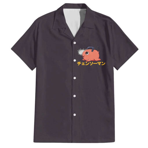 Chemise hawaïenne Pochita Chainsaw Man Anime