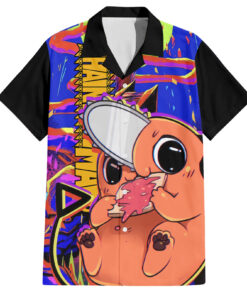 Chemise hawaïenne Pochita Chainsaw Man