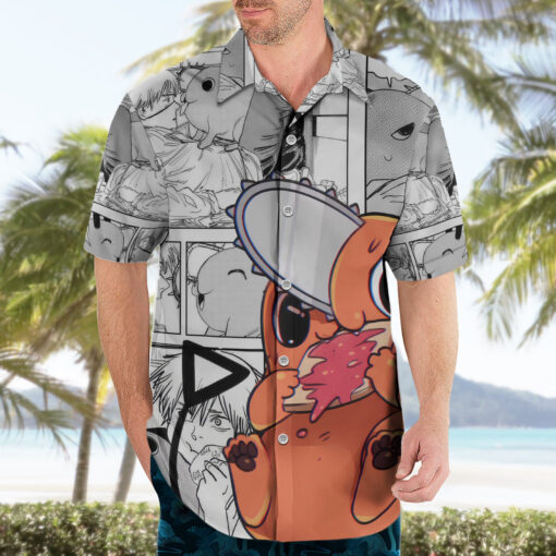 Chemise hawaïenne Pochita Mix Manga – Image 3