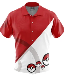 Chemise hawaïenne Pokéball Pokémon
