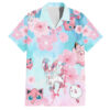 Chemise hawaïenne Pokémon Fairy Type motif Sakura