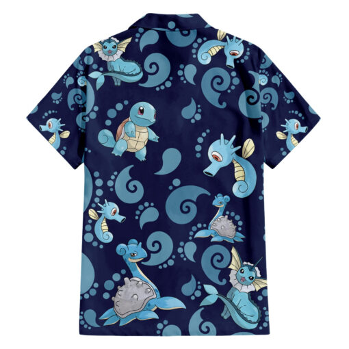 Chemise hawaïenne Pokémon Water Type plongée profonde – Image 2