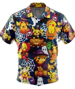 Chemise hawaïenne Halloween Pokémon
