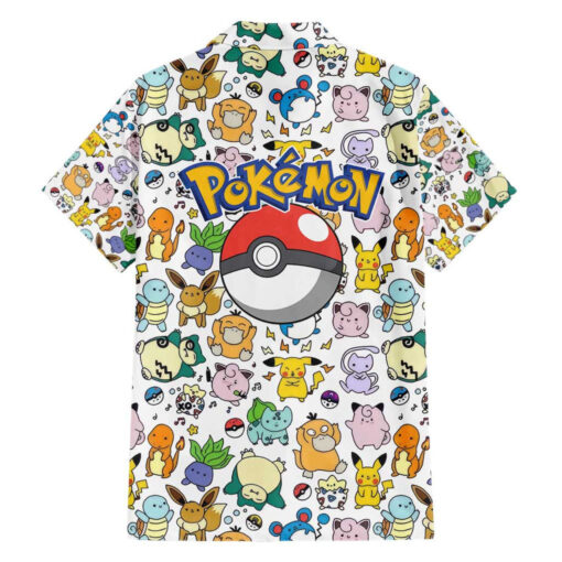 Chemise hawaïenne Pokémon Motif Anime – Image 2