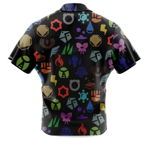 Chemise hawaïenne Symboles Pokémon – Image 2