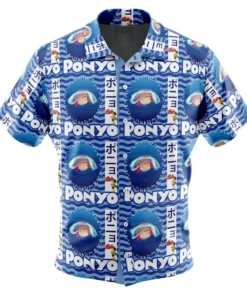 Chemise hawaïenne Ponyo Studio Ghibli