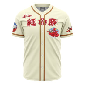 Maillot de baseball Porco Rosso Studio Ghibli