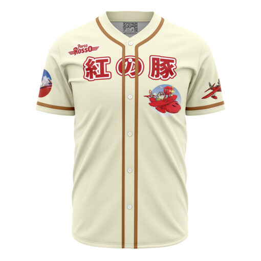 Maillot de baseball Porco Rosso Studio Ghibli