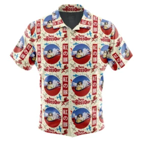 Chemise hawaïenne Porco Rosso Studio Ghibli
