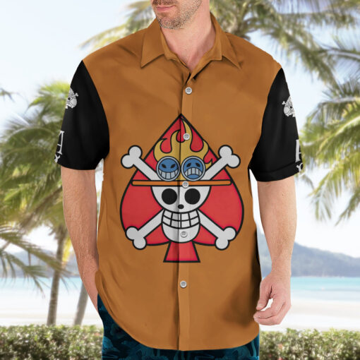 Chemise hawaïenne Portgas D. Ace One Piece – Image 3