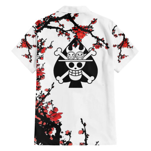 Chemise hawaïenne Portgas D. Ace Style japonais One Piece Anime – Image 2