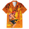 Chemise hawaïenne Portgas D. Ace One Piece Anime