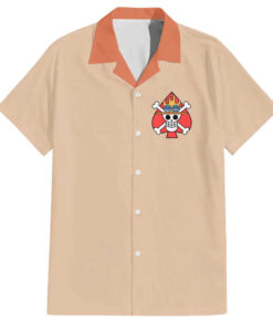 Chemise hawaïenne Portgas D. Ace One Piece uniforme Anime