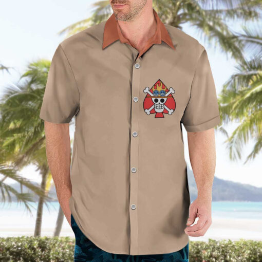 Chemise hawaïenne Portgas D. Ace One Piece uniforme Anime – Image 3