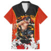 Chemise hawaïenne Portgas D. Ace One Piece Japon Anime