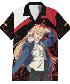 Chemise hawaïenne Power Chainsaw Man Anime