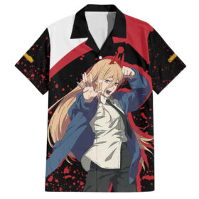 Chemise hawaïenne Power Chainsaw Man Anime