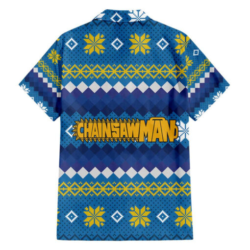 Chemise hawaïenne Power Chainsaw Man Anime Mix Noël – Image 2