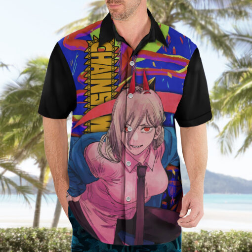 Chemise hawaïenne Power Chainsaw Man – Image 3