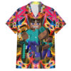 Chemise hawaïenne Power Minecraft Art Mix Trippy
