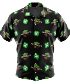 Chemise hawaïenne Power Minecraft