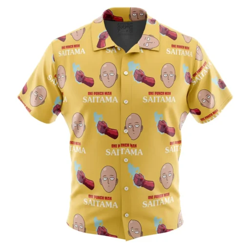 Chemise hawaïenne Power Saitama One Punch Man