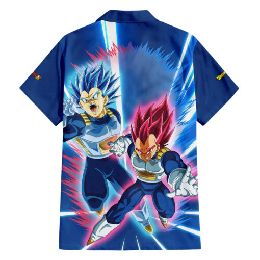 Chemise hawaïenne Prince Vegeta Dragon Ball Anime – Image 2