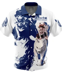 Chemise hawaïenne Princesse Mononoké