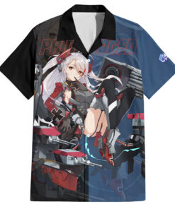 Chemise hawaïenne Prinz Eugen Azur Lane Jeu Anime