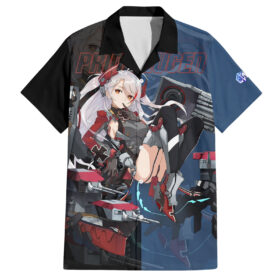 Chemise hawaïenne Prinz Eugen Azur Lane Jeu Anime