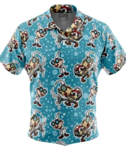 Chemise hawaïenne Professeur E. Gadd Mario Bros