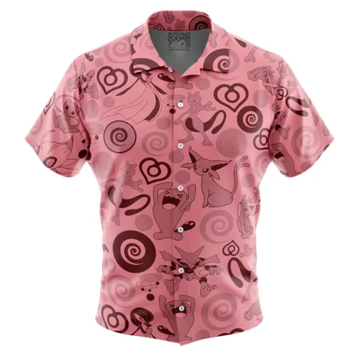 Chemise hawaïenne Pokémon Type Psy