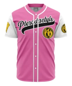 Maillot de baseball Ptérodactyles Roses Kimberly Hart Power Rangers