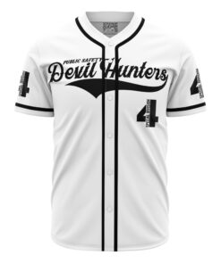 Maillot de baseball Chasseurs de Démons Sécurité Publique Chainsaw Man