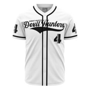 Maillot de baseball Chasseurs de Démons Sécurité Publique Chainsaw Man