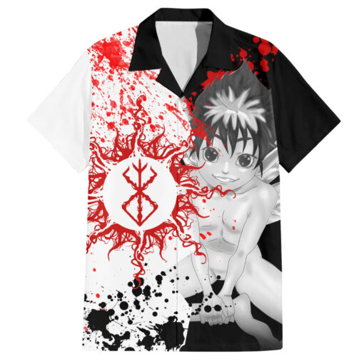 Chemise hawaïenne Puck Berserk style grunge sanglant