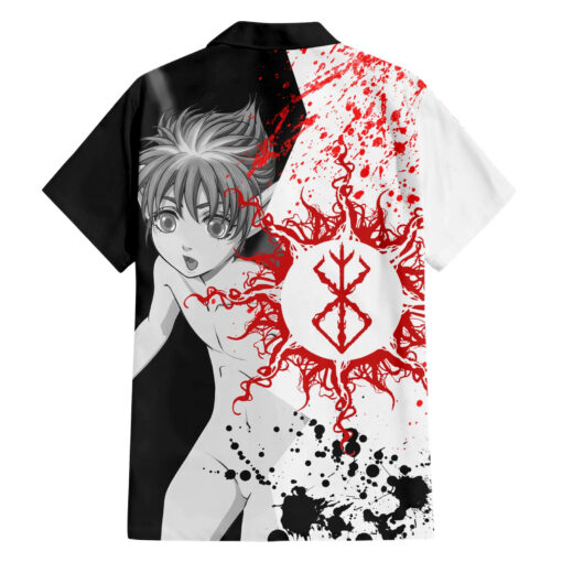Chemise hawaïenne Puck Berserk style grunge sanglant – Image 2