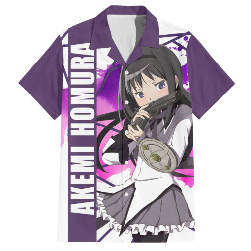 Chemise hawaïenne Puella Magi Madoka Magica Akemi Homura