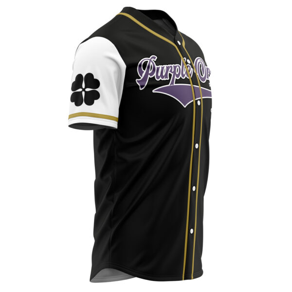 Maillot de baseball Orcs Violets Black Clover – Image 2