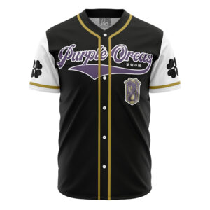 Maillot de baseball Orcs Violets Black Clover