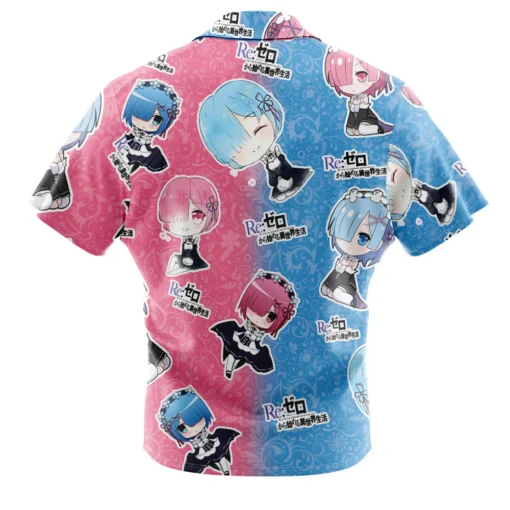 Chemise hawaïenne Rem et Ram Re Zero Kara Hajimeru Isekai Seikatsu – Image 2