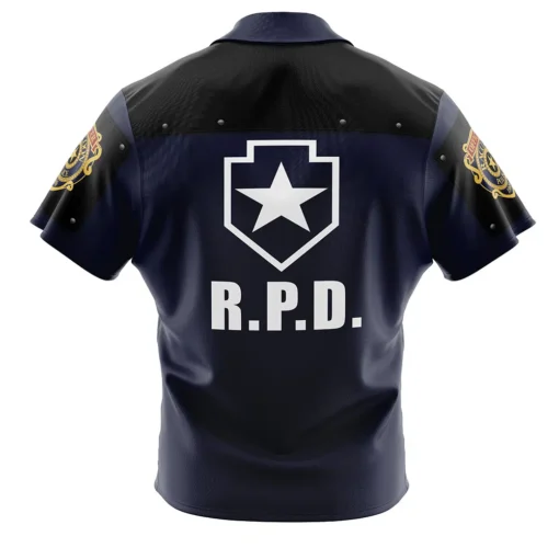 Chemise hawaïenne Leon Kennedy Resident Evil – Image 2