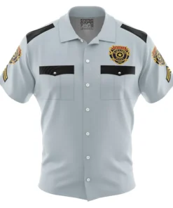 Chemise hawaïenne Raccoon Police Department Resident Evil