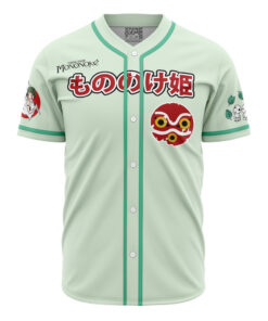 Maillot de baseball Princesse Mononoké en Furie Studio Ghibli