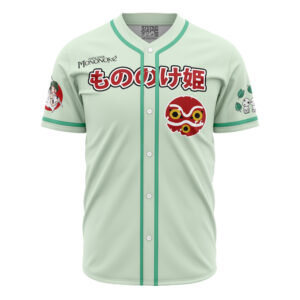 Maillot de baseball Princesse Mononoké en Furie Studio Ghibli