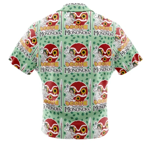 Chemise hawaïenne Princesse Furieuse Princesse Mononoké Studio Ghibli – Image 2