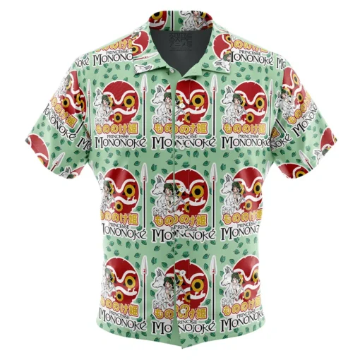 Chemise hawaïenne Princesse Furieuse Princesse Mononoké Studio Ghibli