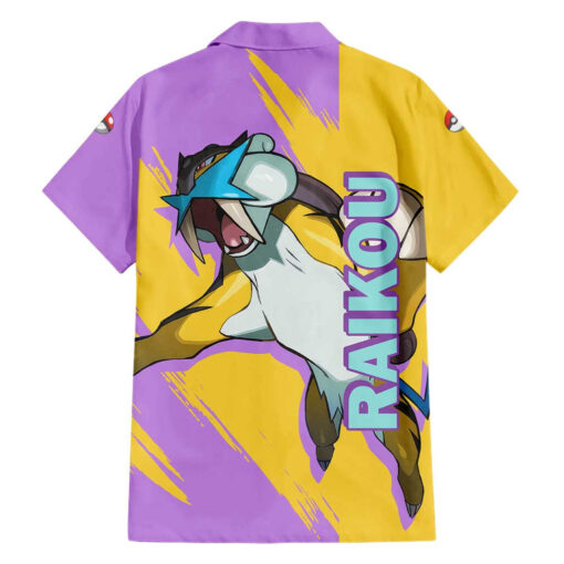 Chemise hawaïenne Raikou Pokémon Anime – Image 2