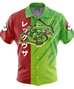 Chemise hawaïenne Attaque Rayquaza Pokémon